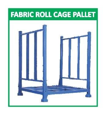 Fabric roll cage pallet