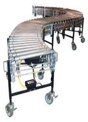 Flexible roller conveyor