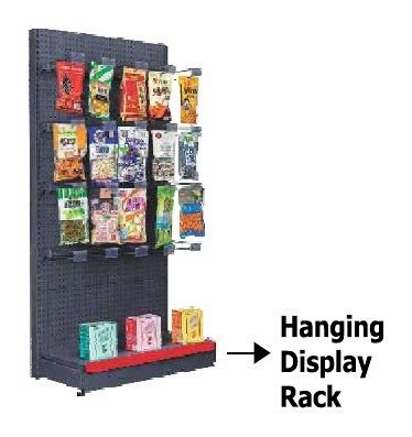 Hanging and end display racks