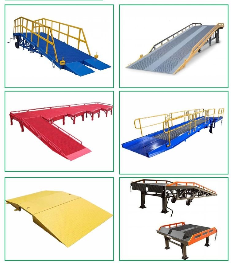 Range of industrial loading ramps and dock plates