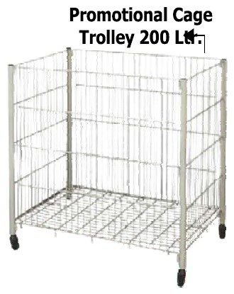 Promotional cage trolley