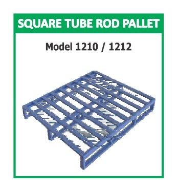 Square tube rod pallet