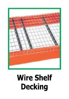 Wire shelf decking